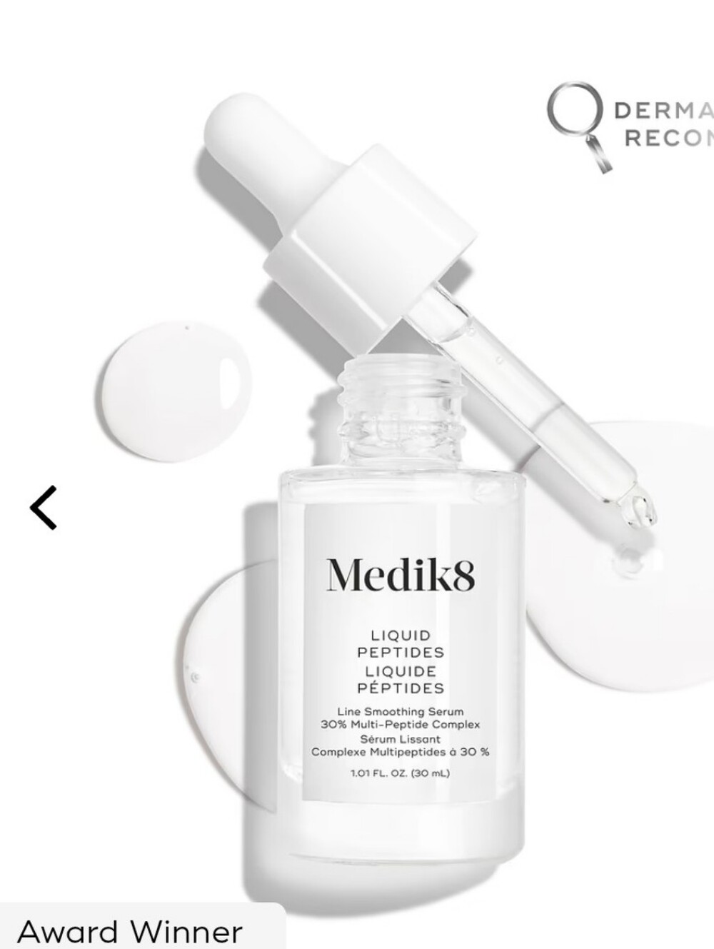 Medik8 Liquid Peptides 30% Multi-Peptide Complex Line Smoothing Serum BNIB